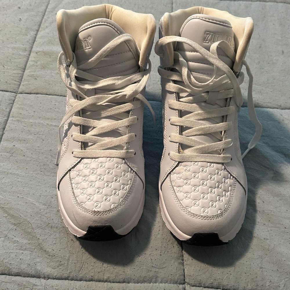 Zumba Fitness White High-Top Sneakers